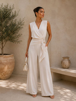 TCS2987 - Modern Muse Wrap Front Jumpsuit