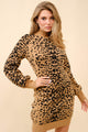 AOS2016A- Animal Print Dress/ Pre-packed: S/M(4) – M/L(2) – 6pcs
