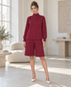 TCS 3163 -  Polka-Dot Jacket & Bermuda Shorts Set