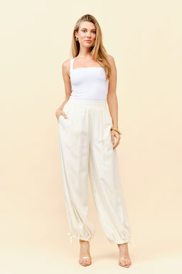 TCH0054- Harem Inspired Relaxed Fit Pants/ Pre-packed: S/M(4) – M/L(2) – 6pcs