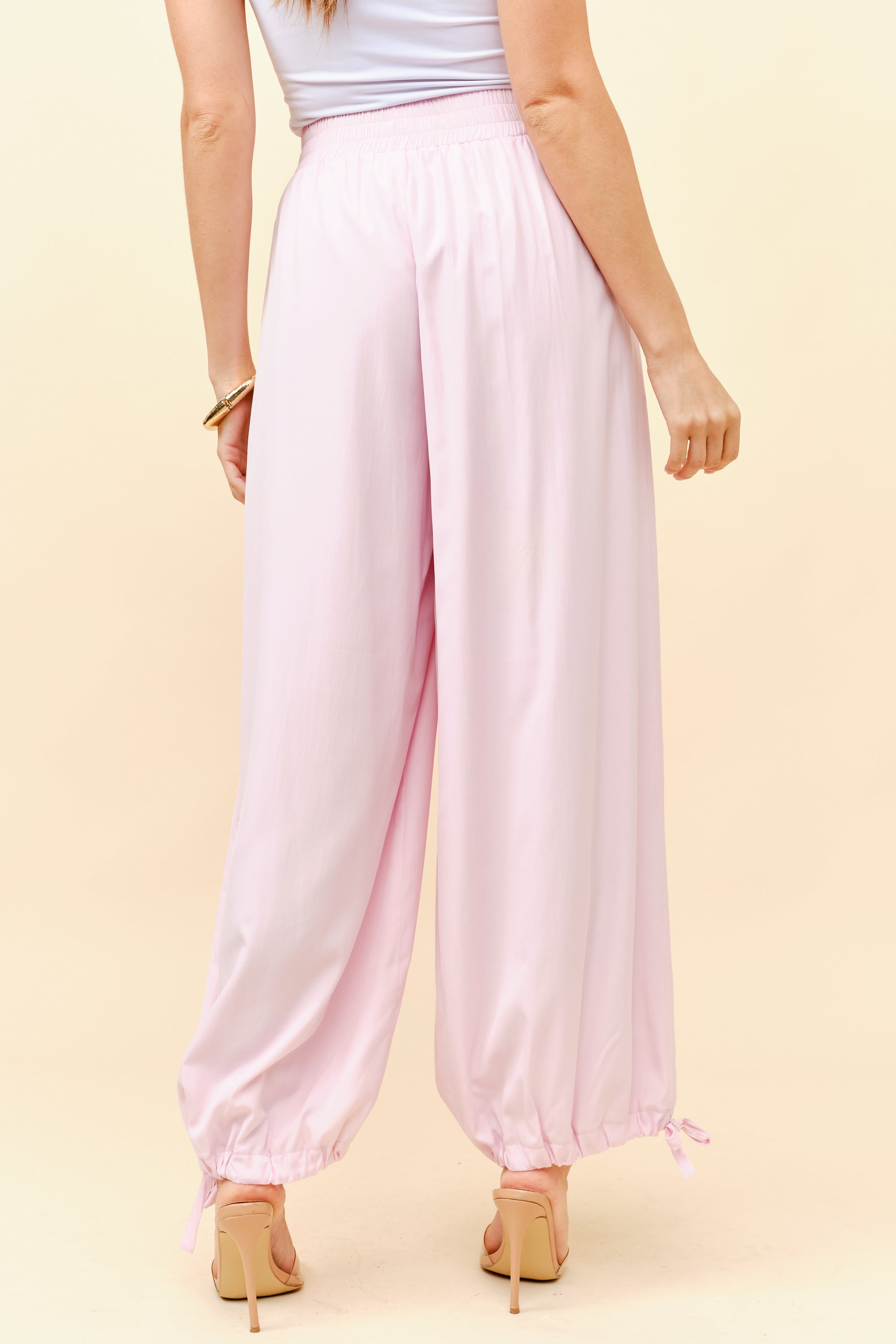 TCH0054- Harem Inspired Relaxed Fit Pants/ Pre-packed: S/M(4) – M/L(2) – 6pcs