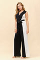 TCS24110- Color block wide leg jumpsuit/ Pre-packed: S(2) – M(2) – L(2) – 6pcs