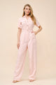 TCS2682- Button-Front Jumpsuit/ Pre-packed: S(2) – M(2) – L(2) – 6pcs