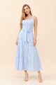 TCS2195S- Sleeveless Maxi Dress with Belt/ Pre-packed: S(2) – M(2) – L(2) – 6pcs