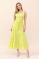 TCS2195S- Sleeveless Maxi Dress with Belt/ Pre-packed: S(2) – M(2) – L(2) – 6pcs