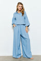 TCS2896 - Relaxed Fit Denim Two-Piece Set/ Pre-packed: S(2) – M(2) – L(2) – 6pcs