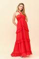 TCS2910- Halter Maxi Dress/ Pre-packed: S(2) – M(2) – L(2) – 6pcs
