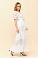 TCS2926- Flowy silhouette with a self-tie waist belt/ Pre-packed: S(2) – M(2) – L(2) – 6pcs
