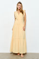 TCS2958 - Maxi Dress with Flutter Sleeves/ Pre-packed: S(2) – M(2) – L(2) – 6pcs