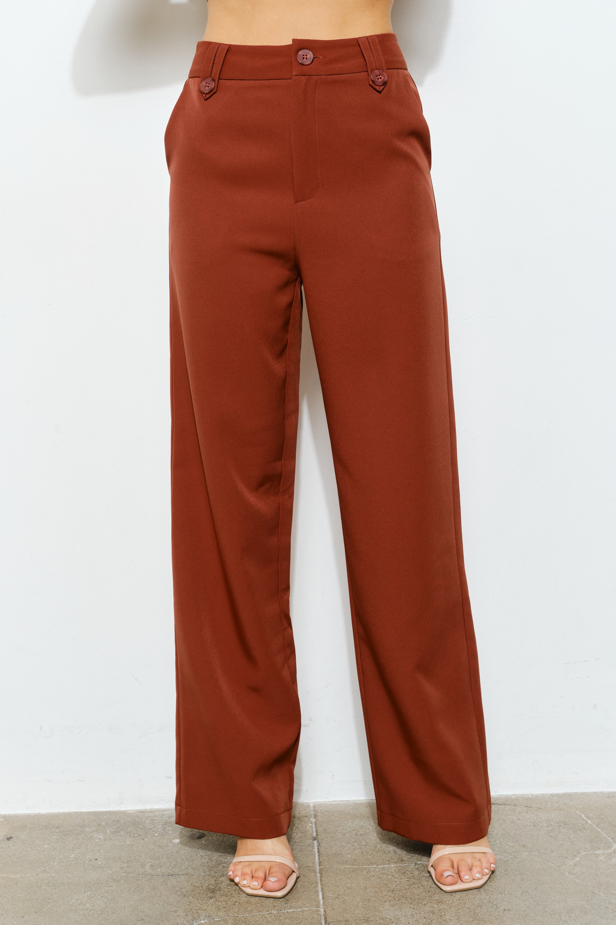 TCS2959- High-Waisted Wide Leg Trousers/ Pre-packed: S(2) – M(2) – L(2) – 6pcs