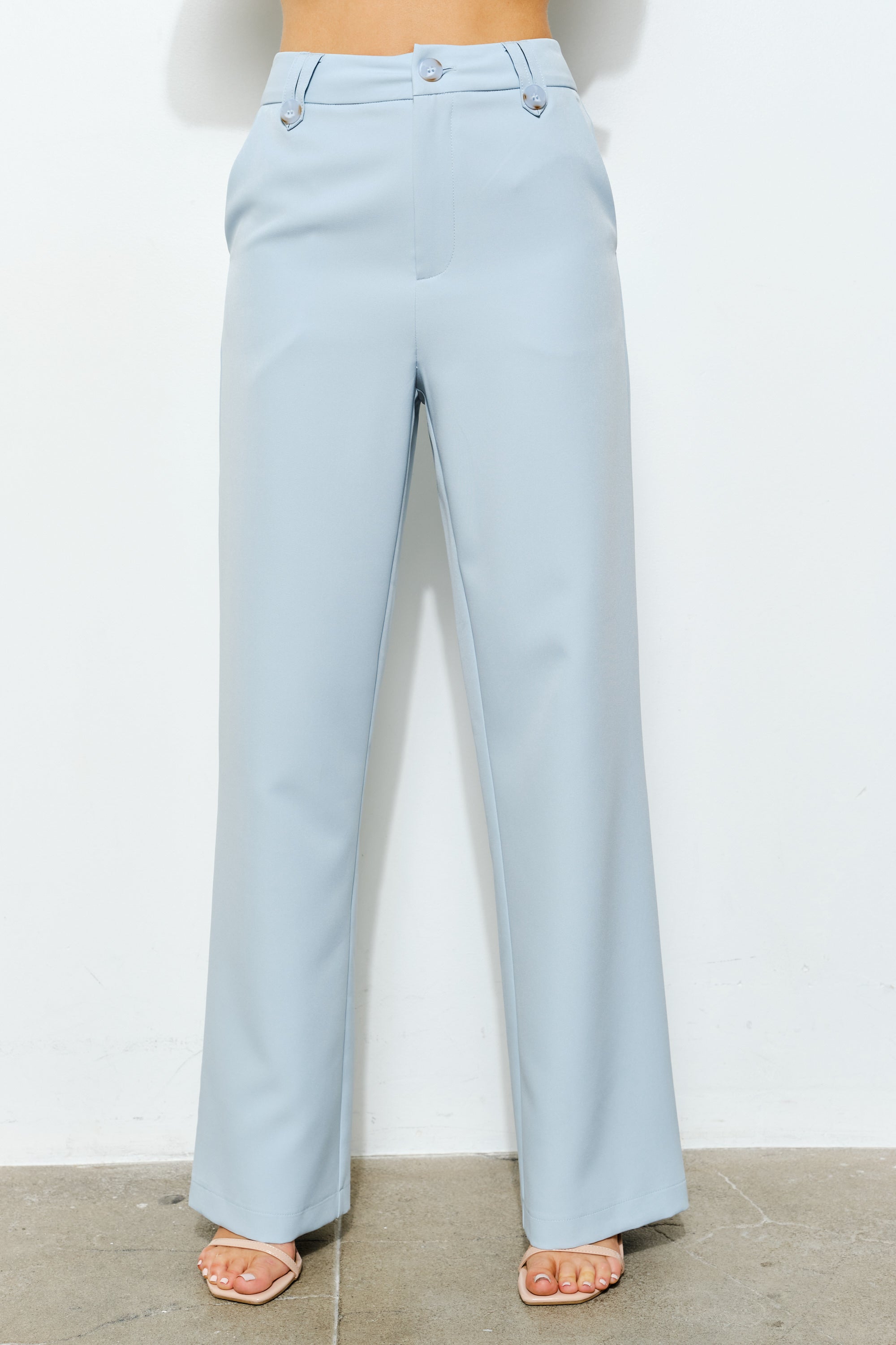 TCS2959- High-Waisted Wide Leg Trousers/ Pre-packed: S(2) – M(2) – L(2) – 6pcs