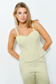 TCS2983 - Sweetheart Neck Corset Cami Top/ Pre-packed: S(2) – M(2) – L(2) – 6pcs