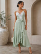 TCS2972- Lace Whisper Wrap Maxi Dress