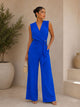 TCS2987 - Modern Muse Wrap Front Jumpsuit