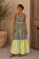 TCS2978 - Sunshine Contrast Maxi Dress