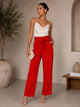 TCS3039 - Tie-Waist Wide Leg Pants