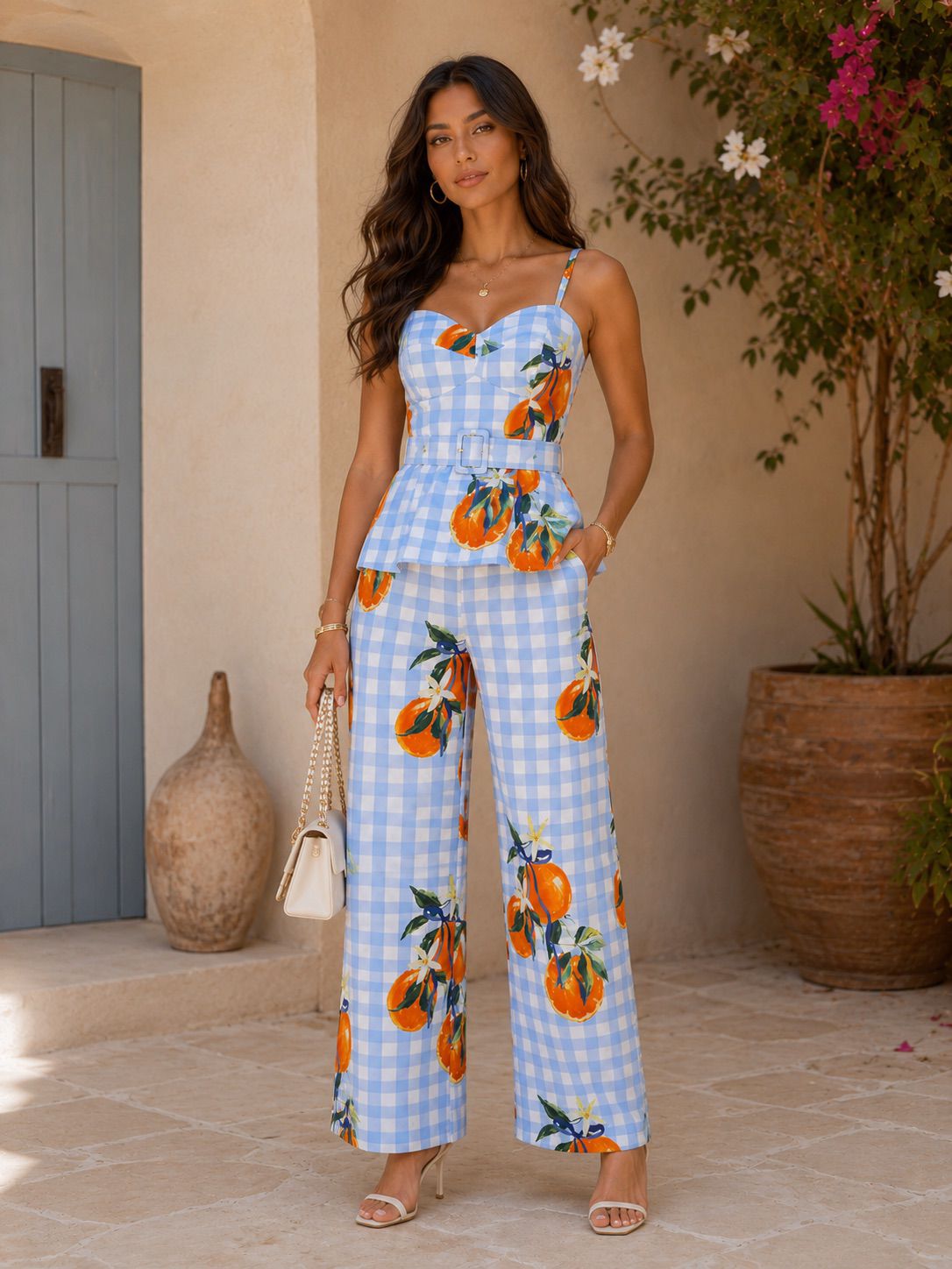TCS2965P - Citrus Grove Peplum Set