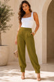 TCS2839B - Satin Tapered Pants