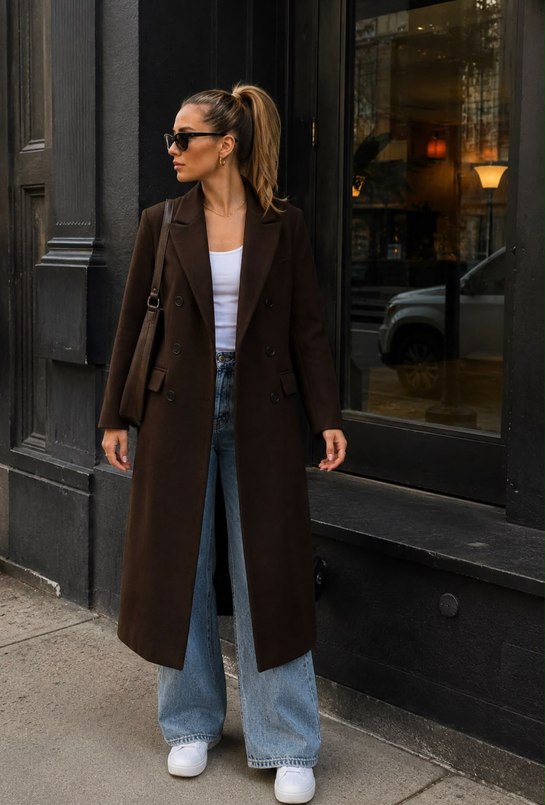 TCS 8800A - Double-Breasted Longline Coat