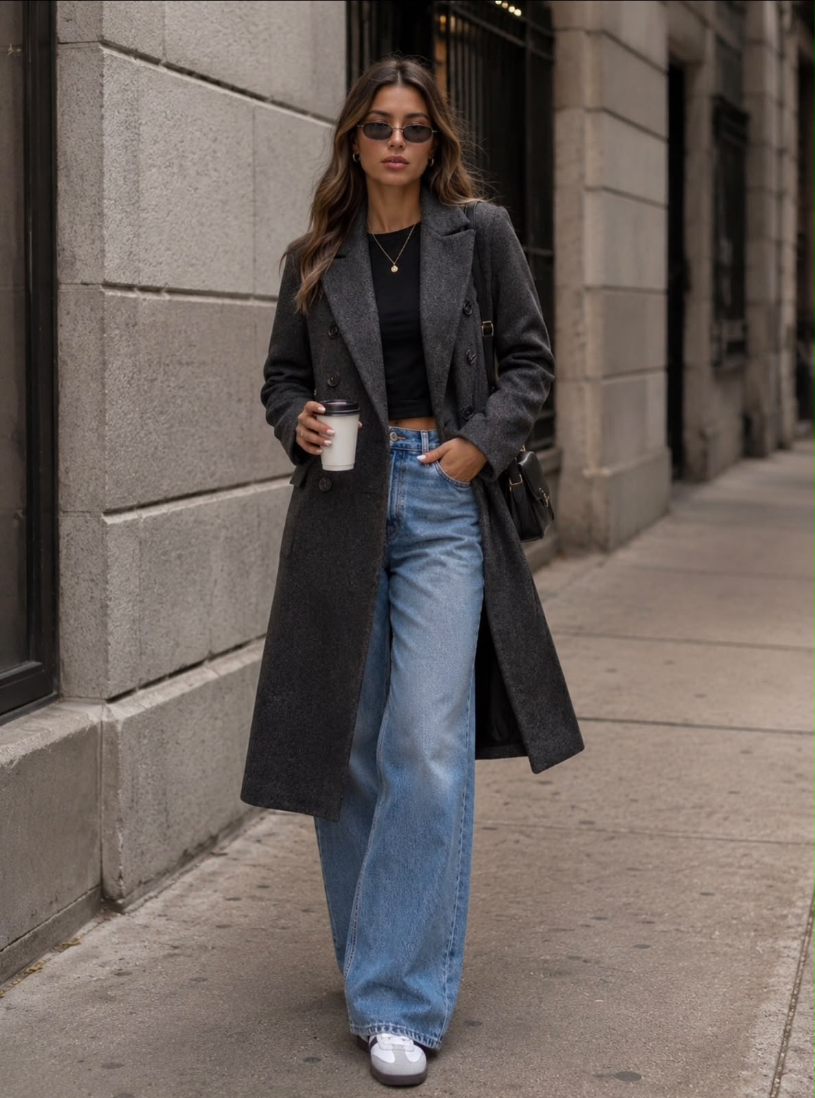 TCS 8800A - Double-Breasted Longline Coat