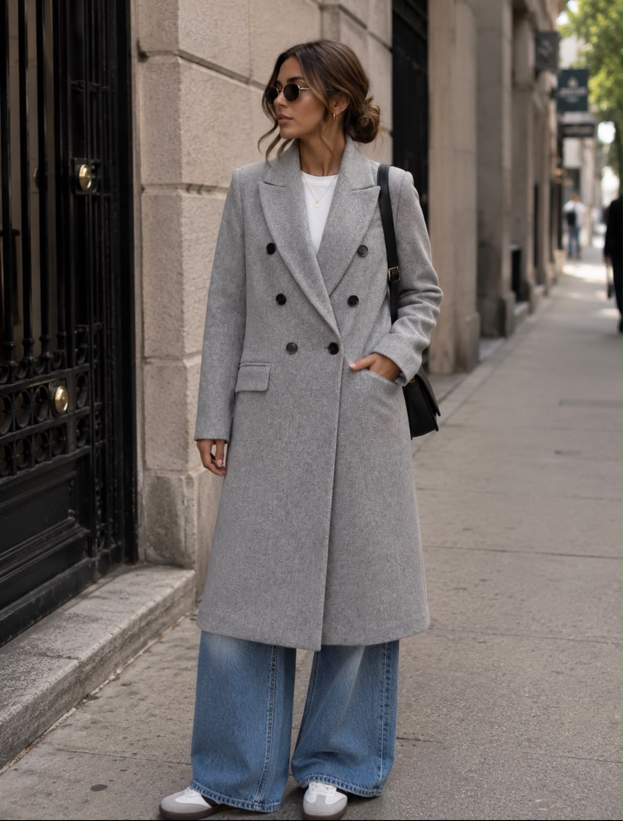 TCS 8800A - Double-Breasted Longline Coat