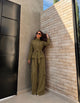 TCS 3140 - Belted Utility Jacket & Wide-Leg Cargo Pants Set