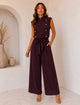TM 507 - Modern Military-Inspired Wide-Leg Jumpsuit