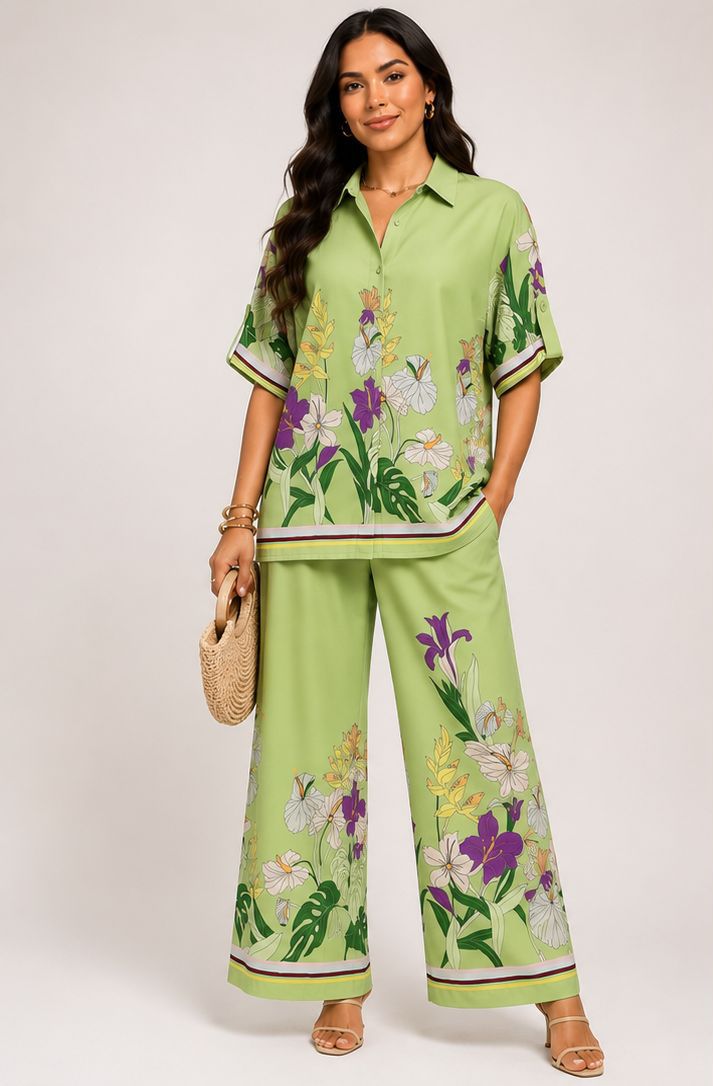 TCS2994 - Floral Border Print Set