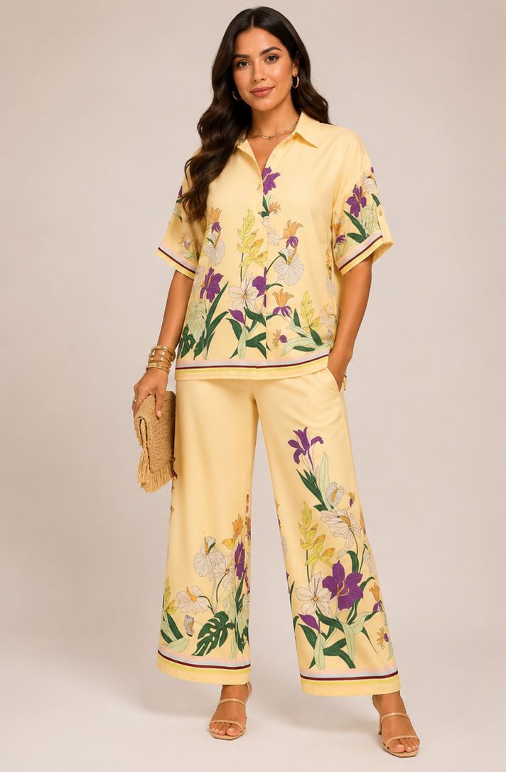 TCS2994 - Floral Border Print Set