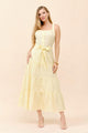 TCS2195S- Sleeveless Maxi Dress with Belt/ Pre-packed: S(2) – M(2) – L(2) – 6pcs